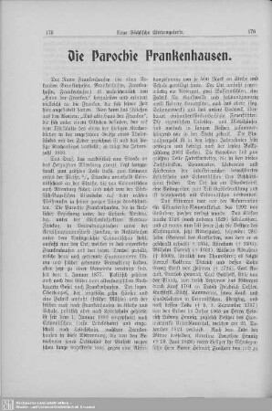 Die Parochie Frankenhausen