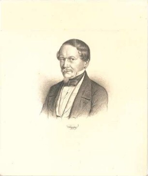 Beyschlag, Franz Xaver; Brustbild en face - Ansicht