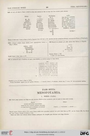 Pars sexta: Mesopotamia