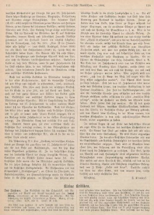 115-122 Kleine Kritiken