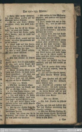 Der 132. Psalm
