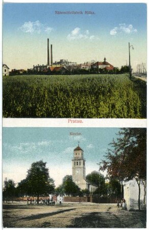 Pratau. Nährmittelfabrik Milka - Kirche