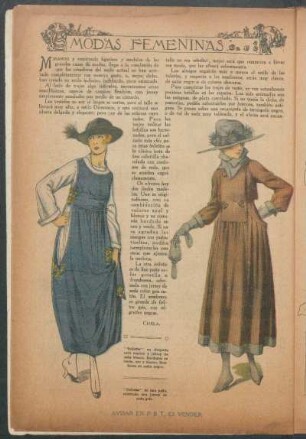Modas femeninas