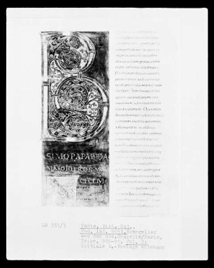 Evangeliar aus der Ste. Chapelle — Initiale E, Folio 3
