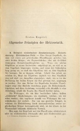 Elemente der mathematischen Theorie der Elektrizität und des Magnetismus