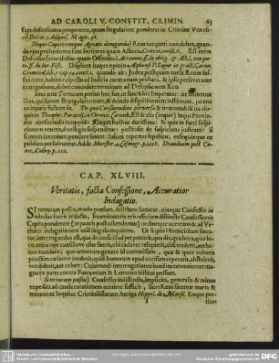 Cap. XLVIII. Veritatis, facta Confessione, Accuratior Indagatio