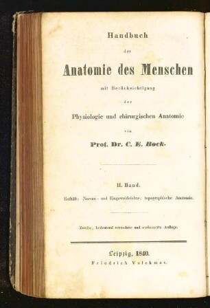 2: Nerven- und Eingeweidelehre, topographische Anatomie