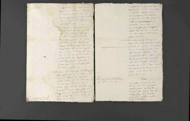 Abreise von Markgraf Johann Georg von Brandenburg und Herzog Christoph von Württemberg zum Reichstag nach Augsburg.