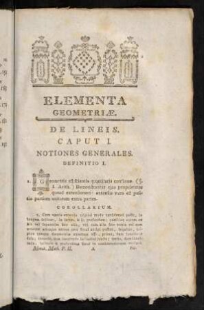 1-70, De Lineis.