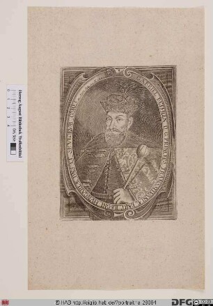 Bildnis Gabriel (Gábor) Bethlen, Fürst von Siebenbürgen (reg. 1613-29)