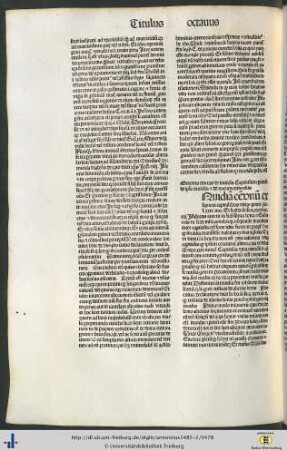 Titulus octavus