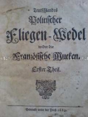 Deutsche Propaganda im Pfälzischen Erbfolgekrieg