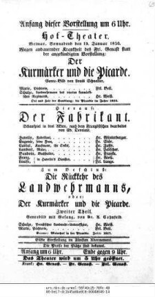 Der Kurmärker und die Picarde