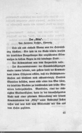 "Der Blitz"