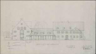 Motel Alte Post; Müllheim, 1:100; Südansicht