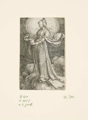 Maria Magdalena in den Wolken