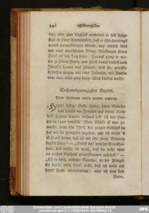 Sechsundzwanzigstes Kapitel. Thut Meldung wie's weiter ergieng.