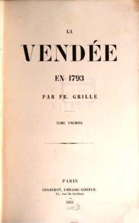La Vendée en 1793, 1