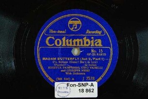 Madam Butterfly (act 2, part 1) : C'e, entrate (Come! She's in here) / (Puccini)