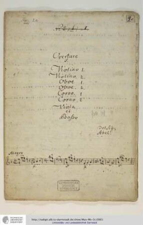 Overtures in F-Dur