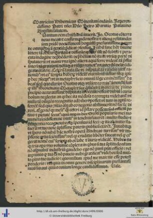 Widmungsbrief