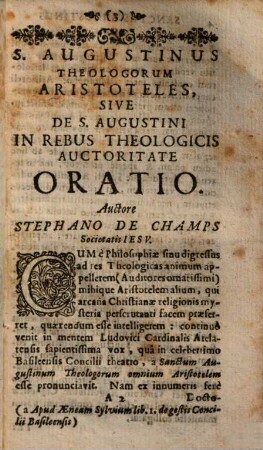 Selectae Orationes Panegyricae Patrum Societatis Jesu. 2