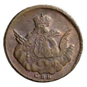 Münze, Kopeke, 1755