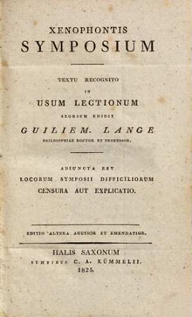 Xenophontis Symposium