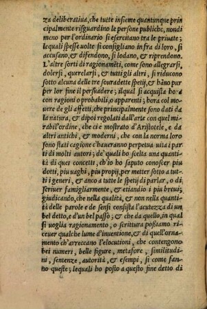 Concetti divinissimi ... per scrivere familiarmente