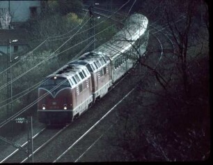 Gäubahn Stuttgart Nord Lok 221 127 Lok 221 123 DC 484 ZH-S SBB-Wagen