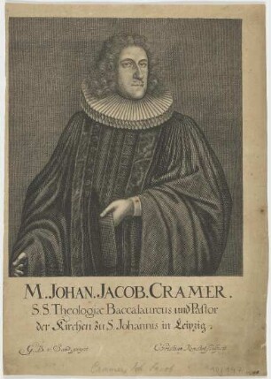 Bildnis des Johan Jacob Cramer