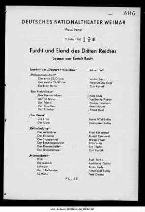 Furcht und Elend des Dritten Reiches