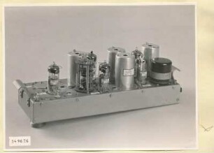Spektrometer 3-12cm, Markenteil I Typ S.-Nr. 96.70001.1 Draufsicht, Foto 1954