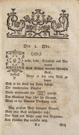 Ludewig Friedrich Hudemanns, ... Harmonische Belustigungen des Geistes