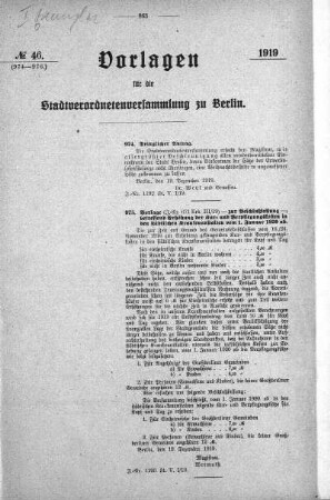 No. 46 (974-976), 20. Dezember 1919