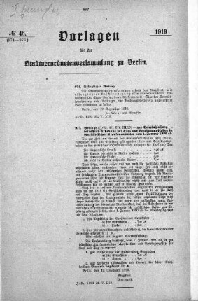 No. 46 (974-976), 20. Dezember 1919