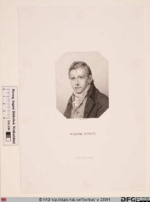 Bildnis Walter Scott (1820 Sir)