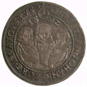 Münze, 1/2 Taler, 1592
