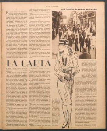 La carta : Los cuentos de Mundo Argentino