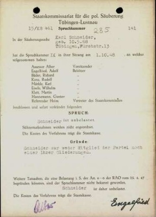 Schneider, Karl