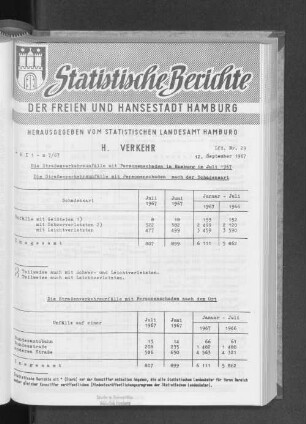Die Straßenverkehrsunfälle mit Personenschaden in Hamburg im Juli 1967 : Lfd. Nr. 29