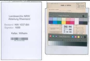 Entnazifizierung Wilhelm Keller , geb. 14.02.1883 (Fabrikant)