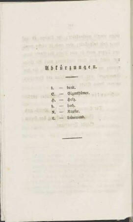 Abkürzungen.