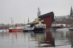 Stockholm - Vasa-Museum : Komplex des Vasa-Museums von der Wasserseite, aufgenommen 2006 in Stockholm