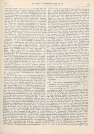 562-564 [Rezension] Cohen, Hermann, Religion und Sittlichkeit. Eine Betrachtung zur Grundlegung der Religionsphilosophie