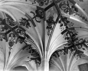 Sankt Katharein an der Laming. Filialkirche Sankt Alexius (1451/1500). Gewölbe