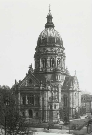 Mainz, Christuskirche : Mainz. Christuskirche. Ansicht von Süden