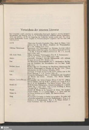 Verzeichnis der zitierten Literatur