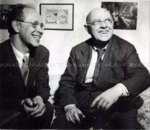 Rudolf Serkin und Pablo Casals