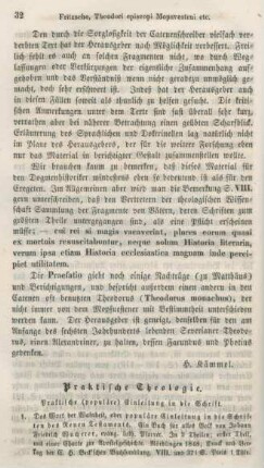 32-53 Praktische Theologie